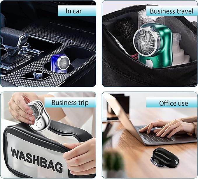 Mini Portable Electric Shaver for Men – Compact Travel Razor