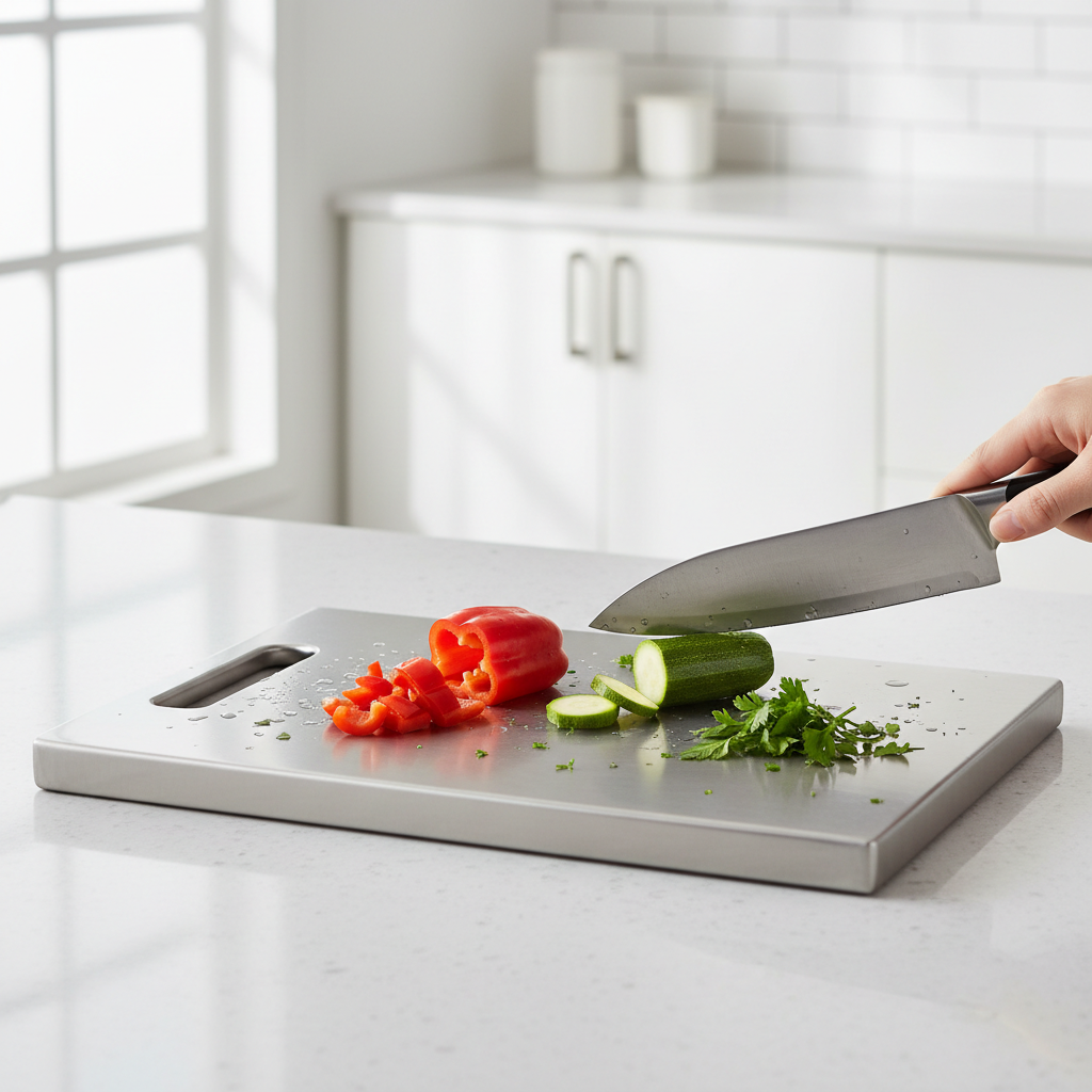 Chopping Board In Use