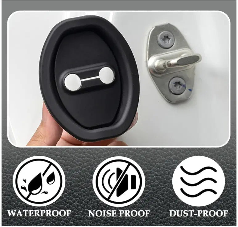 Car Silicone Door Latch Lock Protective Cover