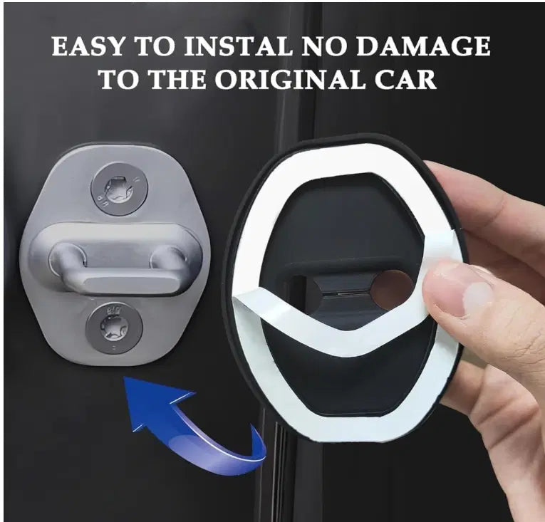 Car Silicone Door Latch Lock Protective Cover